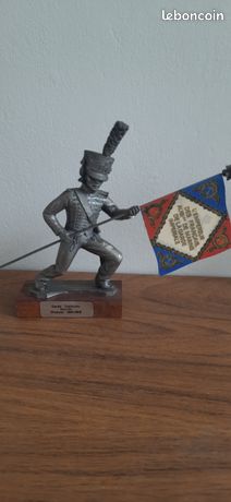 Figurine en etain de l'Empereur sur son cheval