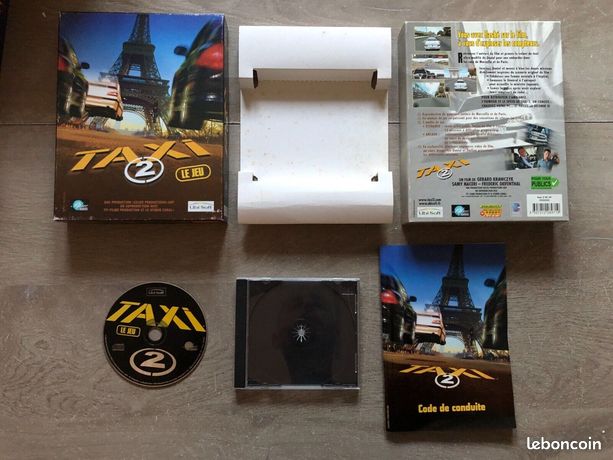 Taxi 2 PC Big box boite carton FR - Jeux vidéo