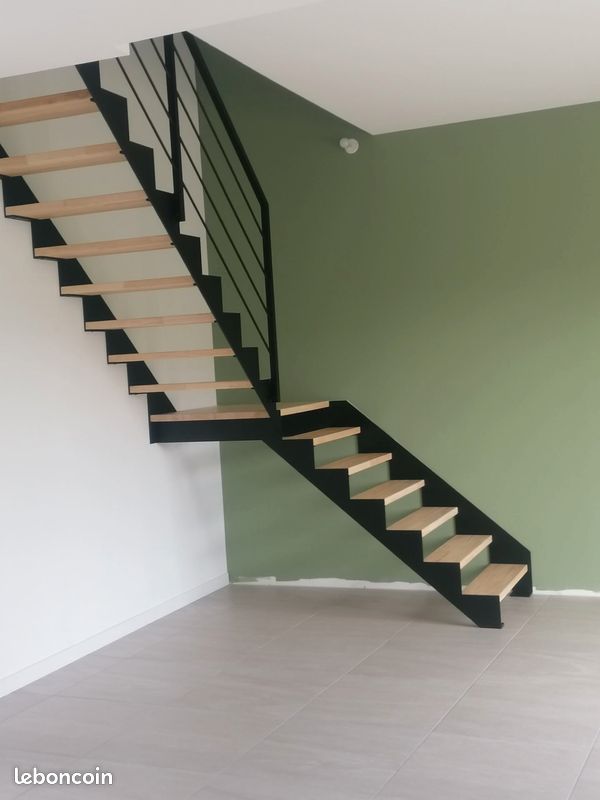 Escalier acier bois (image 3)