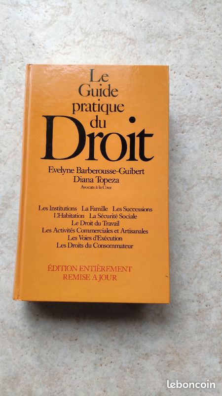 Livre France Loisirs : "le guide pratique du droit" (image 1)
