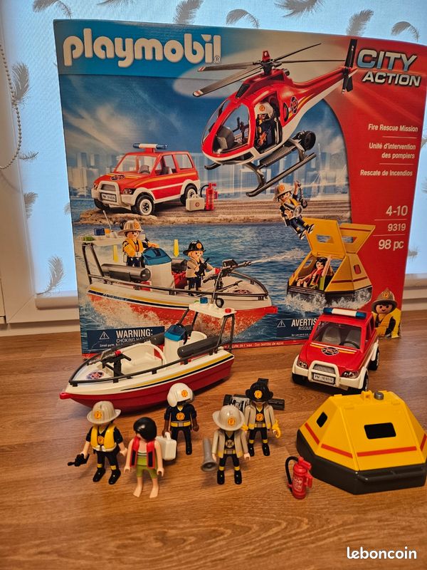 Unité d'intervention des pompiers Playmobil 9319 - Jeux & Jouets