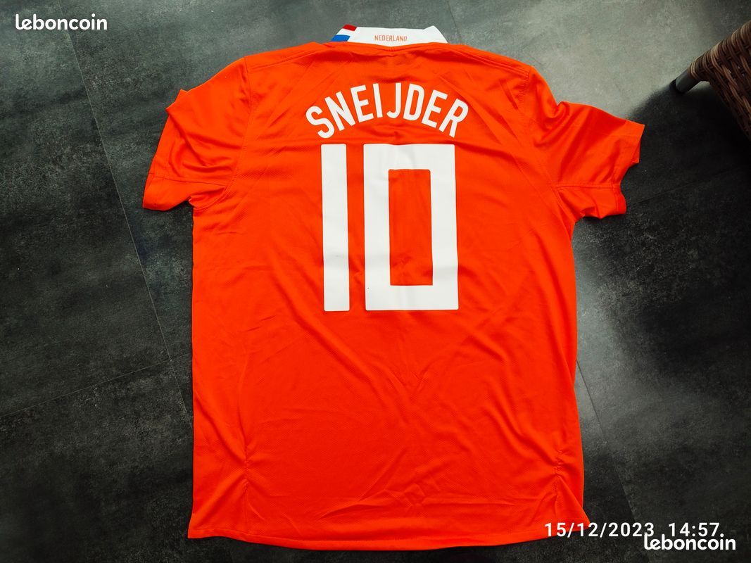 Maillot Pays-Bas Wesley Sneijder 10 Extérieur Euro 2024
