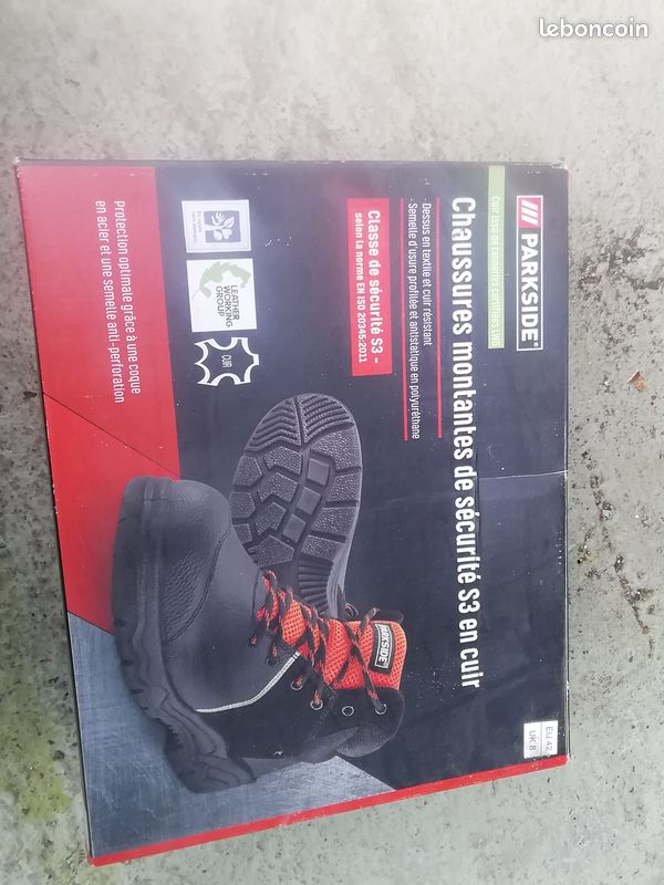 Chaussure securite montante S3 lidl parkside neuves Chaussures