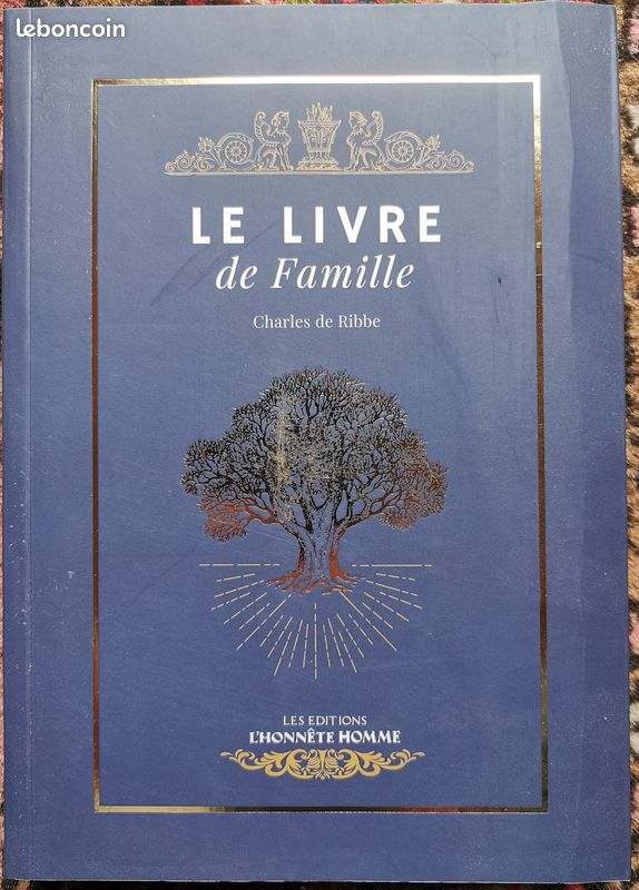 Charles de Ribbe - Le Livre de Famille - Éditions L'Honnête Homme (2024) (image 1)