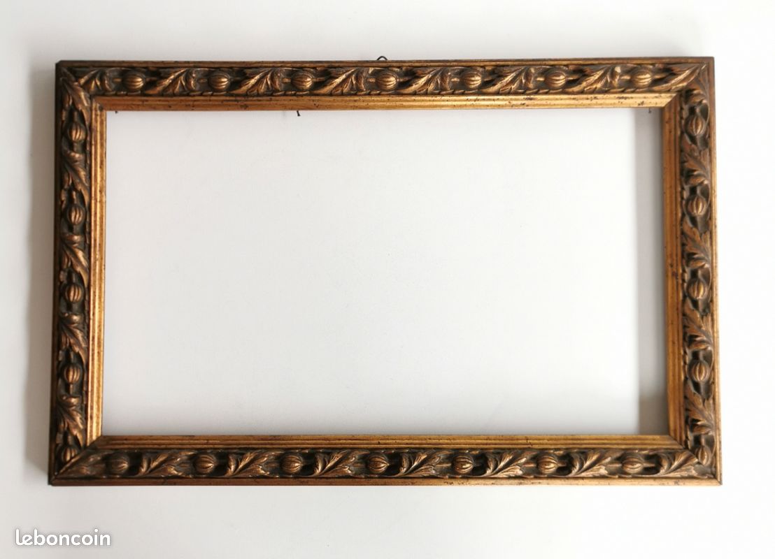 CADRE ANCIEN EN bois type Montparnasse, feuillure 41x33 (6F) - 10
