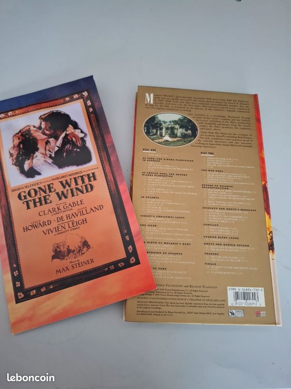 AUTANT EN EMPORTE LE VENT — Bande originale — Max Steiner — Coffret 2 CD Deluxe Edition (image 3)
