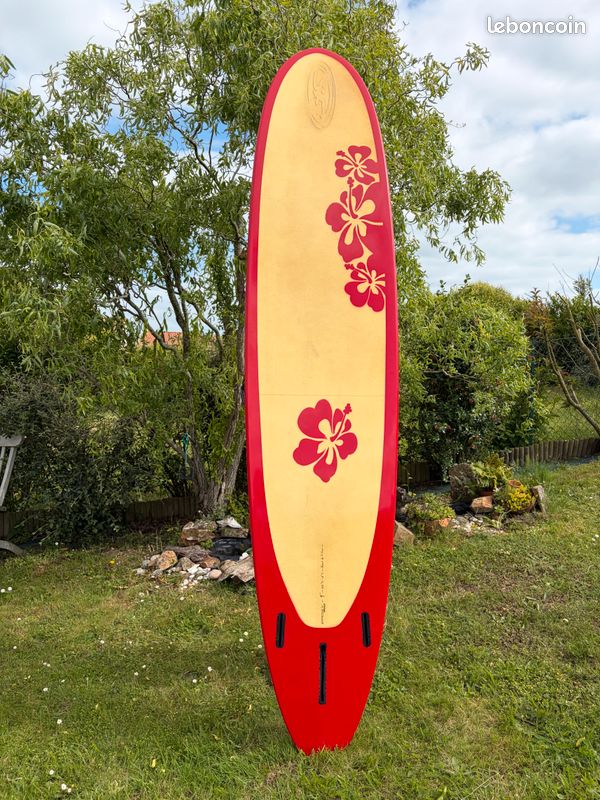 Longboard Surf Factory 9’ – Epoxy Wood + leash & housse Gong (image 2)
