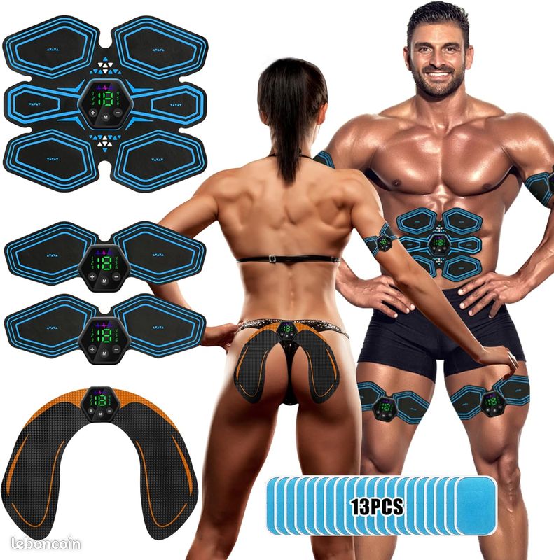 APPAREIL D'ELECTROSTIMULATION- électrostimulateur pour Abdominaux, électrostimulateur musculaire
