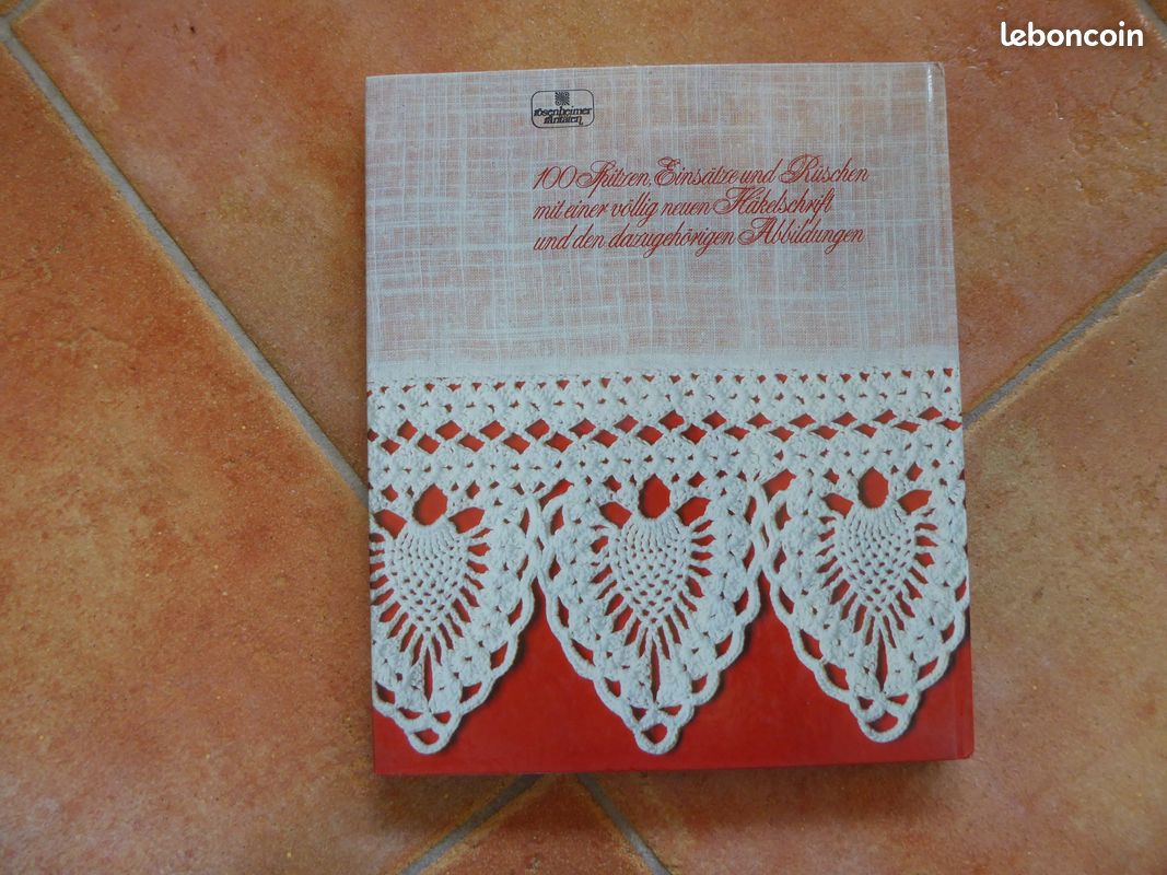 Livre Alte Häkelspitzen - Dentelle au crochet - 1982 - bel ensemble de modèles (image 20)