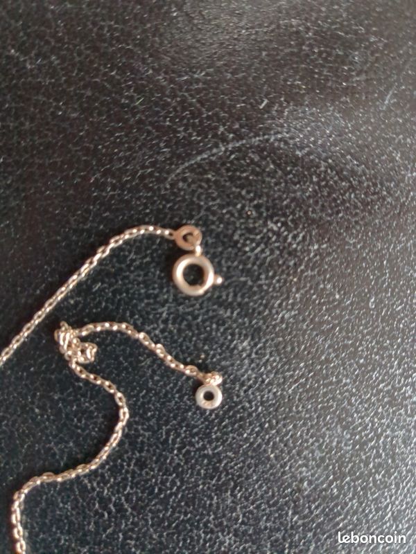 Collier argent et topaze bleue (image 4)
