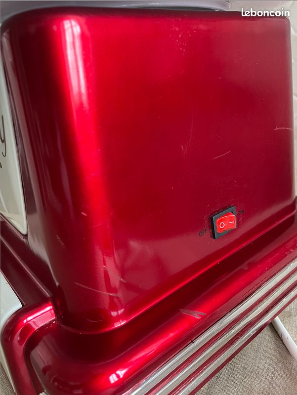 Machine à barbe à papa rouge look rétro (image 4)