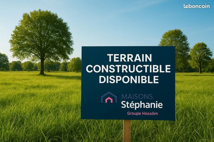 Terrain 1 000 m² Neuville Sur Brenne