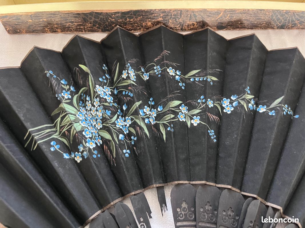 Éventail ancien boîte Duvelleroy Paris (image 3)