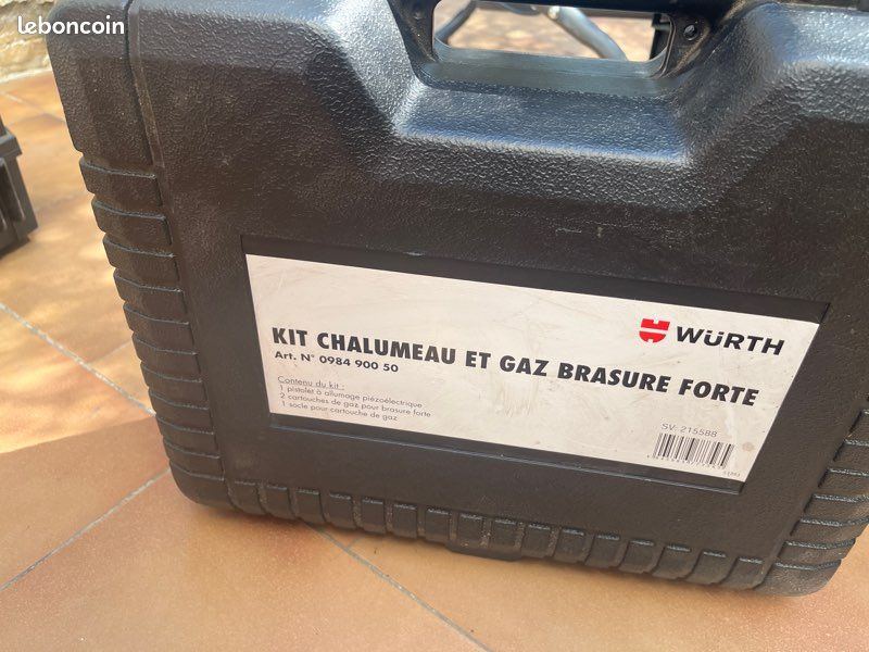 Boîte wurth kit chalumeau et gaz brasure forte (la boîte et vide ) (image 1)