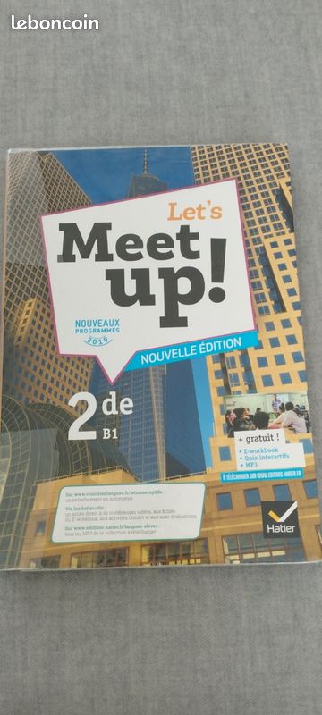 Livre anglais seconde Let's meet up bon état (image 1)