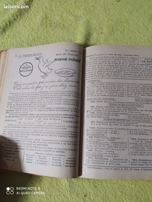 Livre la grammaire par l'image de 1938 (image 5)