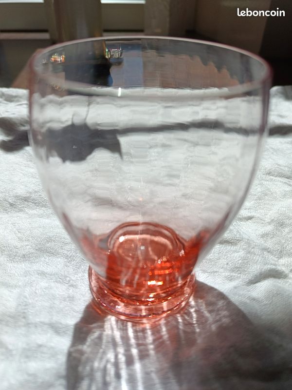 13 verres vintage Rosaline formes et contenances diverses (image 6)