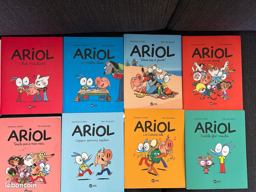 BD jeunesse – Collection Ariol, tomes: 3,5,6,7,8,10,11,12,13,15,18 (image 3)