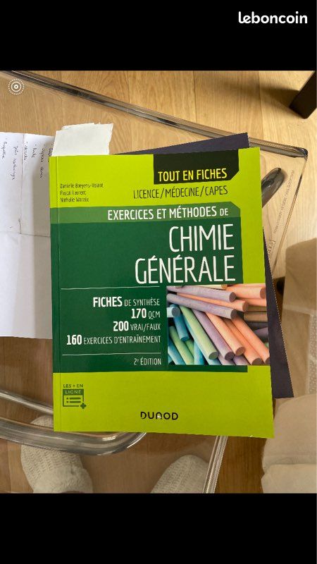 Vends livre chimie générale (image 1)