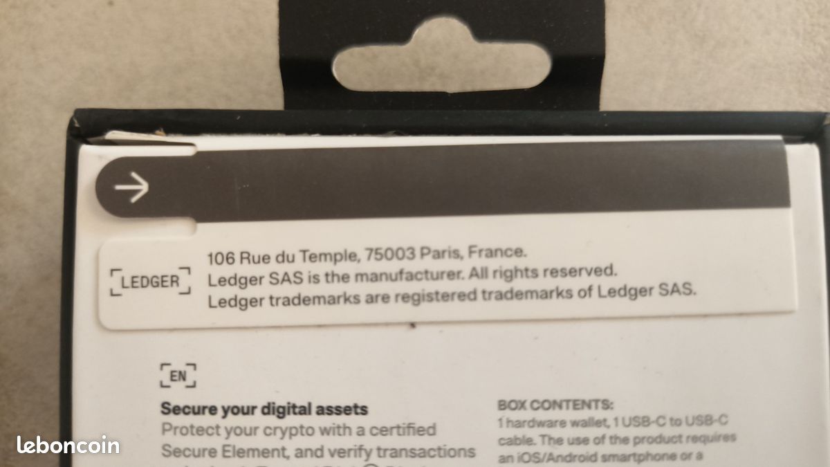 Clé cryptos portefeuille wallet Ledger Flex neuve - Accessoires informatique