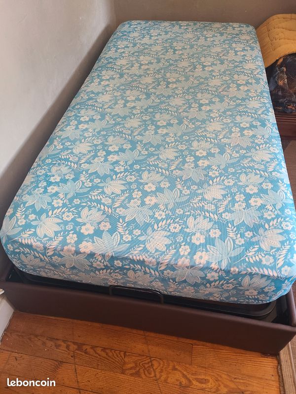 Lit cofre une place avec matelas (image 4)
