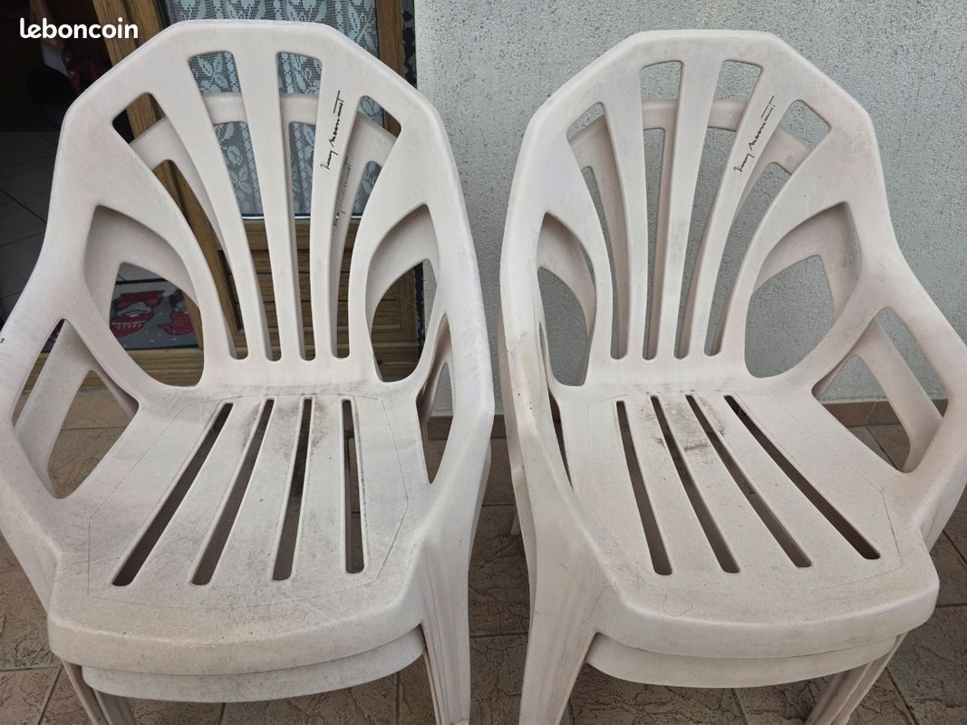 Chaise jardin le lot de 6 (image 2)