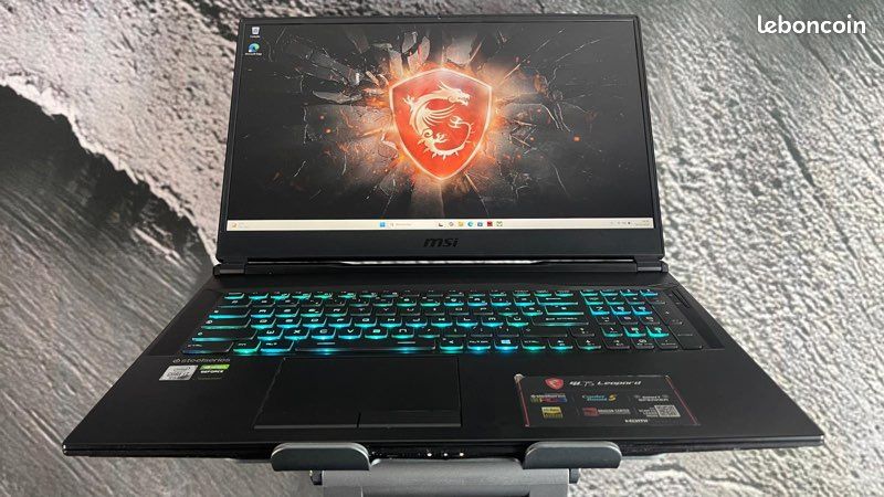 PC PORTABLE GAMING MSI GL75 LÉOPARD I7-10750H 16Gb RTX 2070 1To