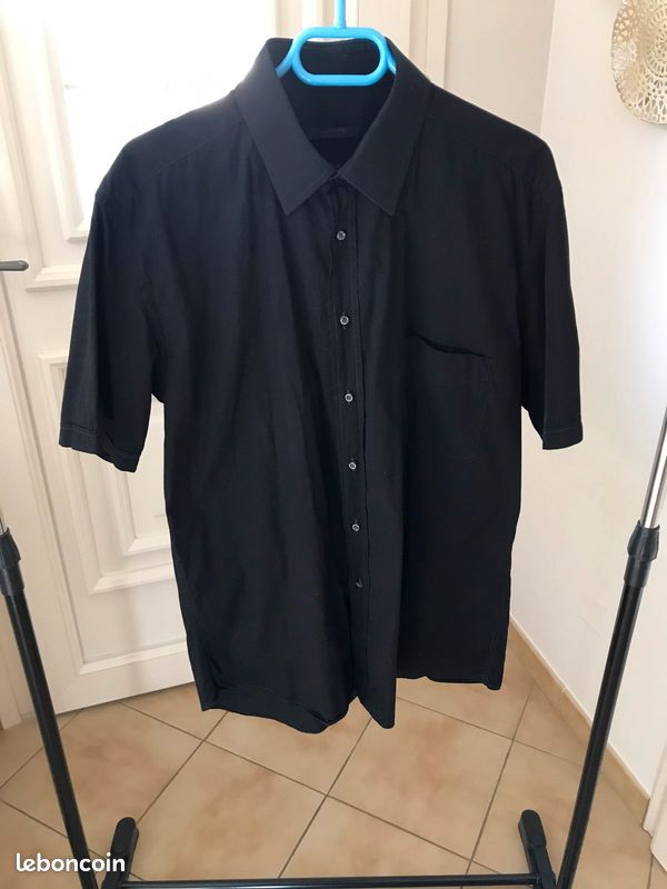 Blouson noir avec capuche amovible taille Xl (image 10)