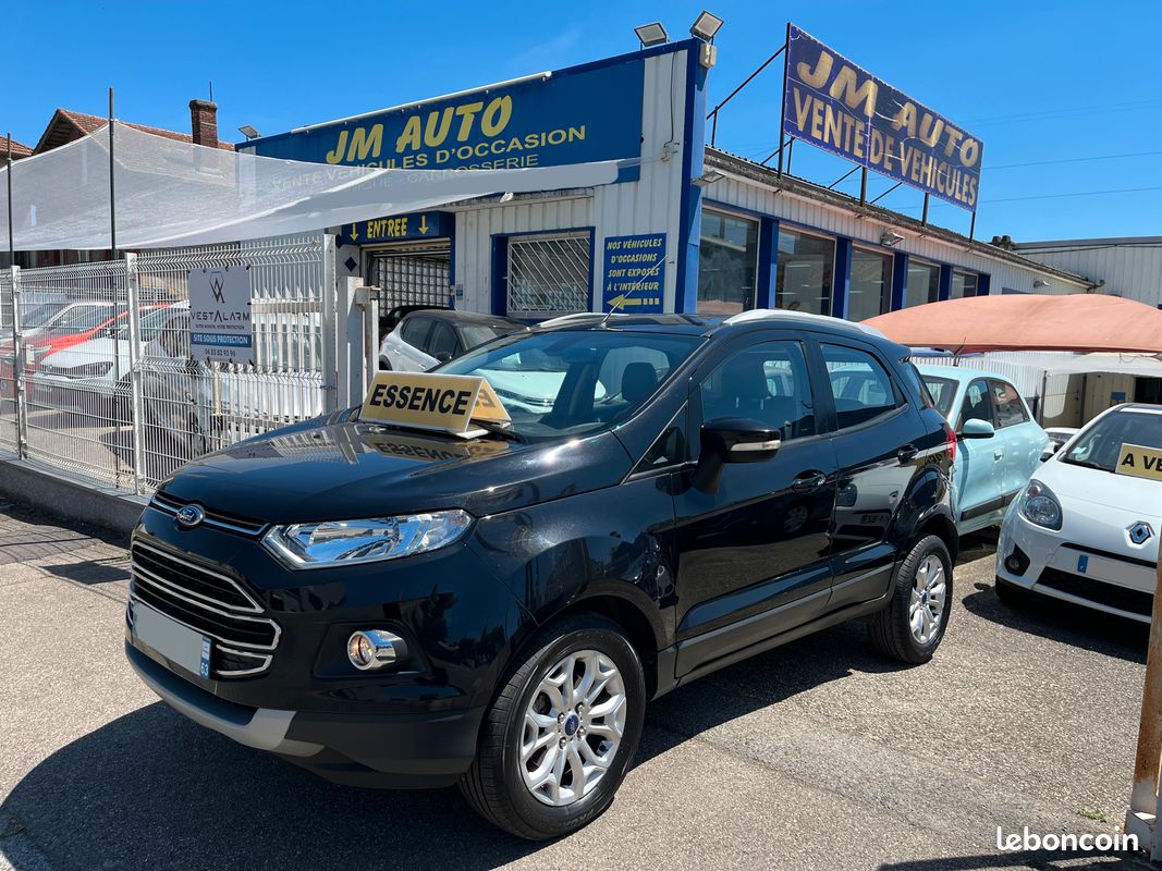 A saisir ecosport essence 125cv semi-cuir 87.400kms clim possibilite garantie 12 / 24 / 36 mois (image 1)