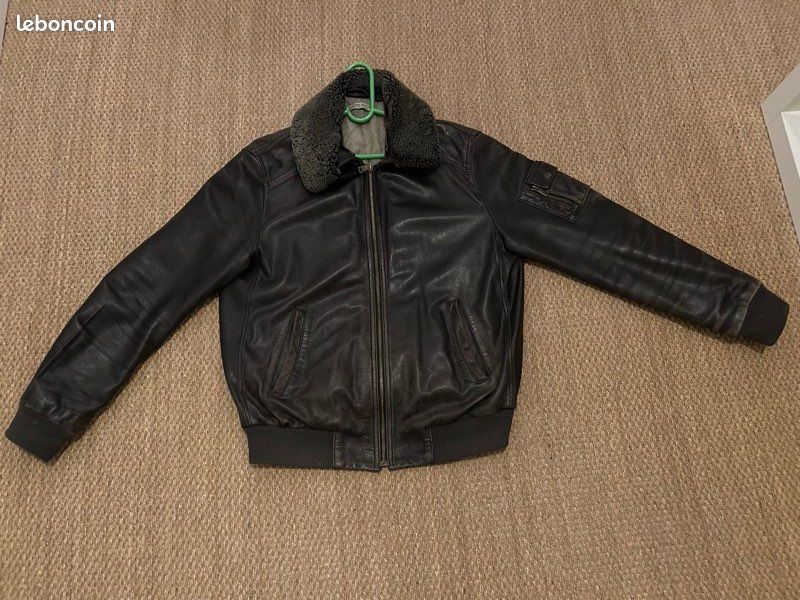 Blouson en cuir Bexley (image 1)