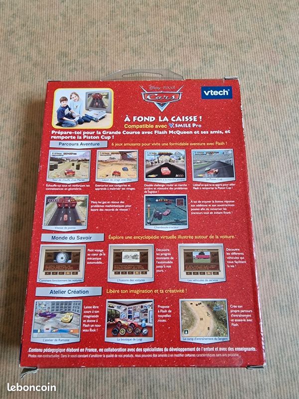 Jeu V.Smile Cars - Avec Notice - Version FR - Action Aventure
