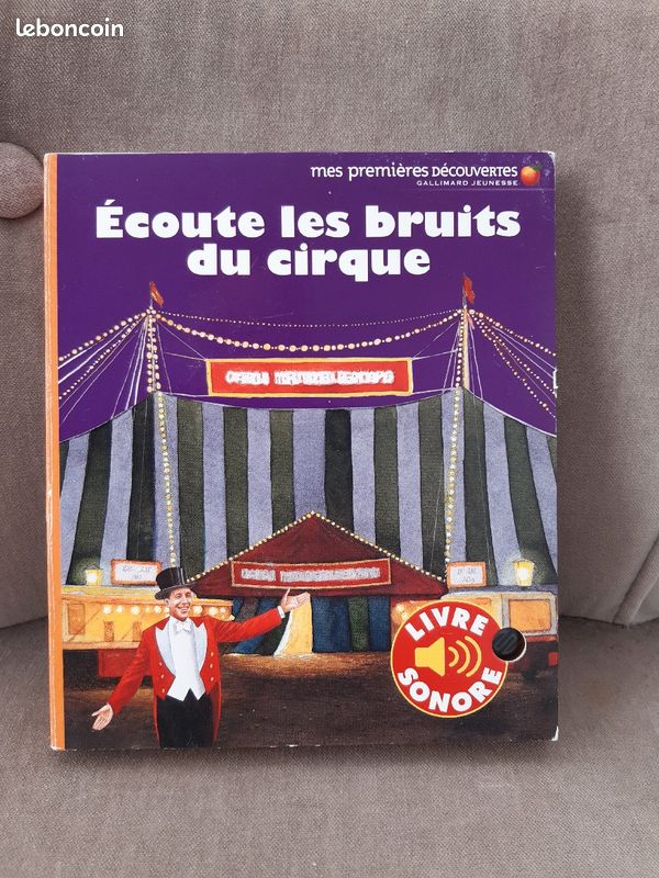 Livre sonore Ecoute les bruits du cirque (image 1)