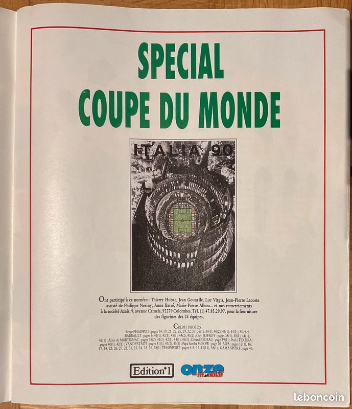 FOOTBALL ONZE MONDIAL n°11 SPÉCIAL MONDIALE 1990 + POSTER + FICHES PELÉ MARADONA | eBay