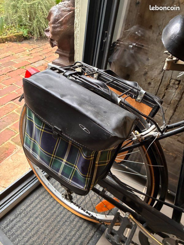 Paire de sacoche à sangle lanière Mobylette Solex MOTOBECANE PEUGEOT