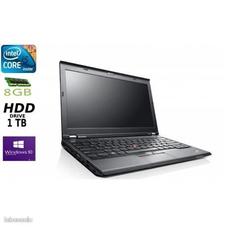 Ordinateur portable Lenovo Thinkpad X230 Core I5 Disque 1000GB 8GB RAM Win 10 (image 1)