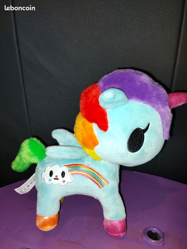 Licorne arc en ciel peluche (image 4)