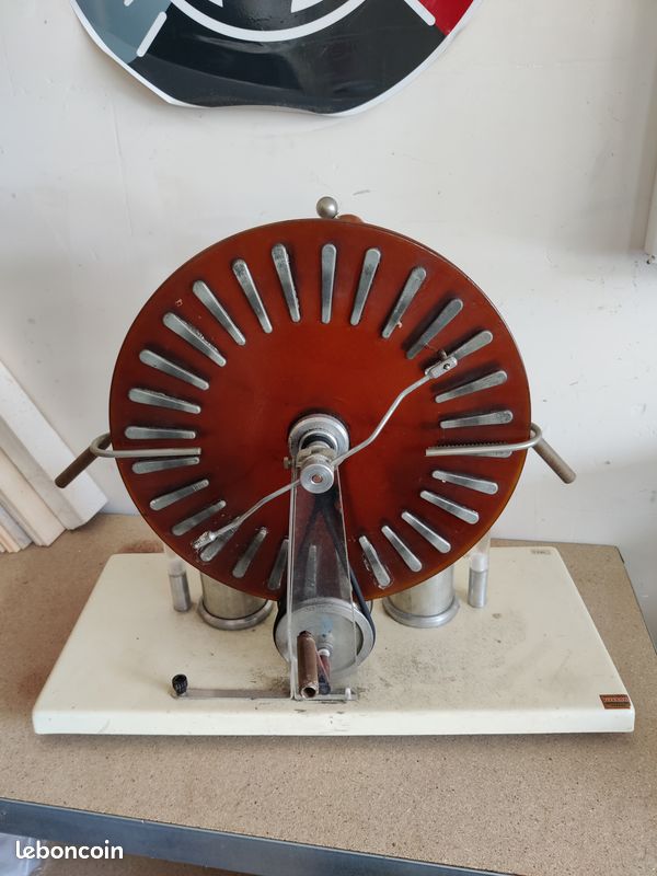 Machine de Wimshurst SOCIETE ELECTROGENIQUE DE PARIS - Antiquités