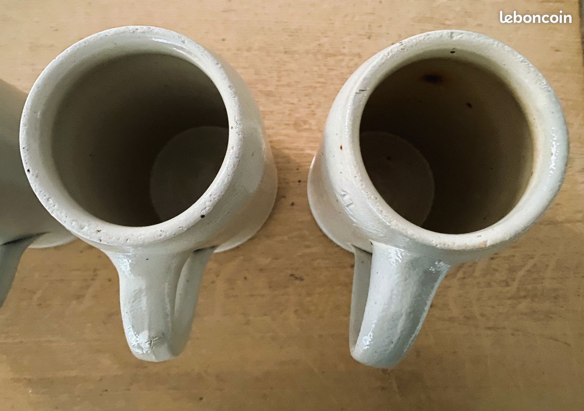 Lot de Très grandes chopes grises 1l / Excellent état (image 4)