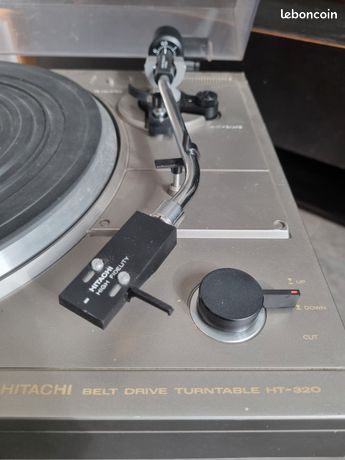 Courroie Traction Plate Pour Tourne-disque Hitachi HT-320 - Compatible Exacte - Fabrication Européenne