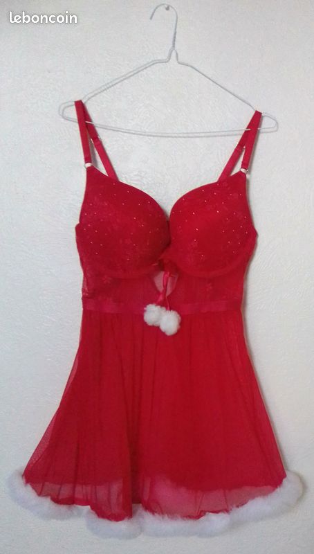 Nuisette Courte Satin Nuisette Auchan Nuisette Noël 95D Vêtements