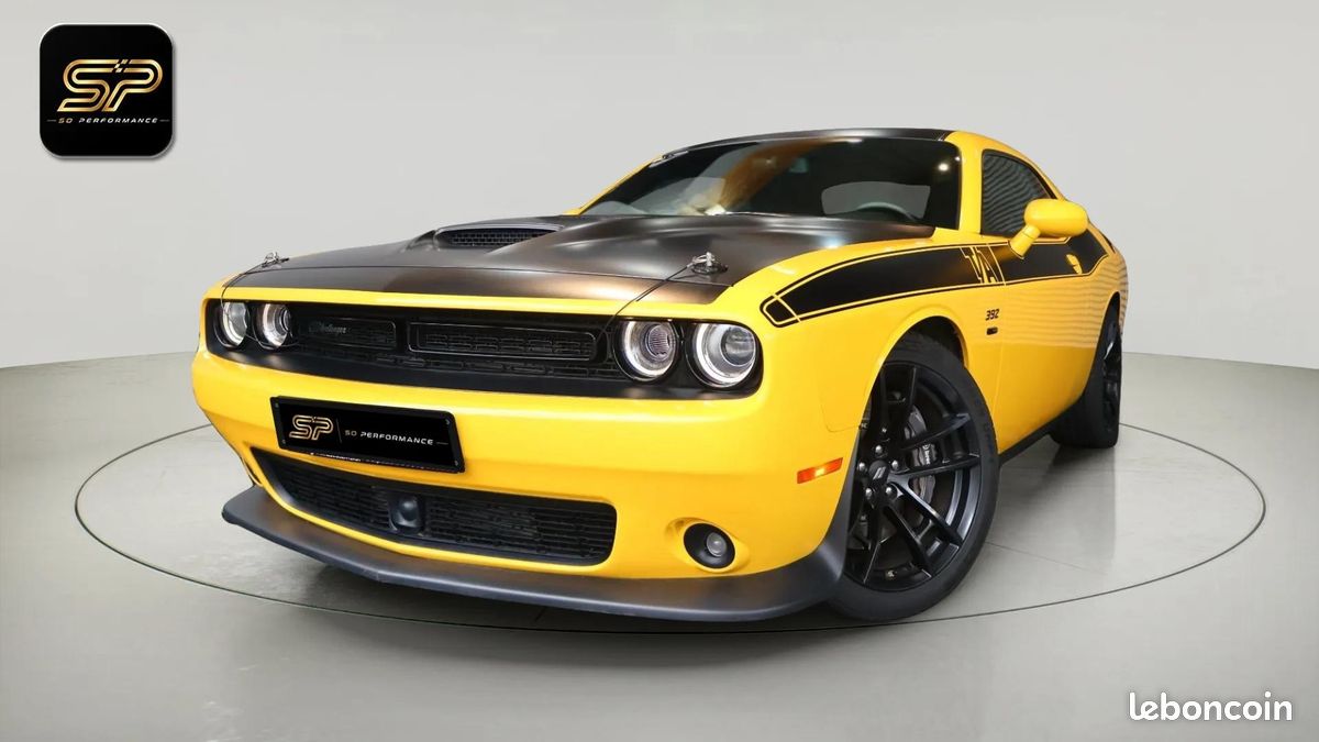 Dodge CHALLENGER SRT 392 Scat Pack * 6.4 HEMI * 491 ch * BVA * Caméra (image 1)