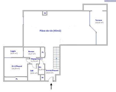 Appartement 400 000 € - 115 m²
