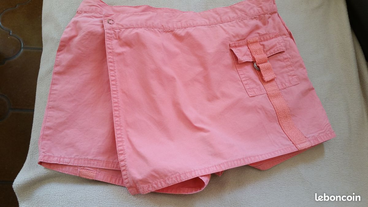 Jupe short rose saumon ans Kiabi Vêtements