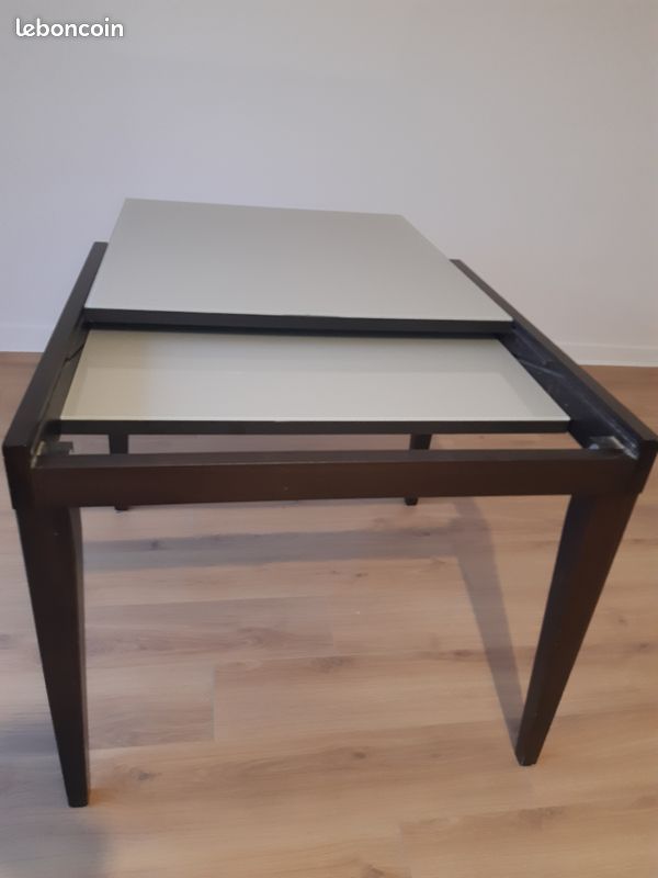 Table bois et verre (image 4)