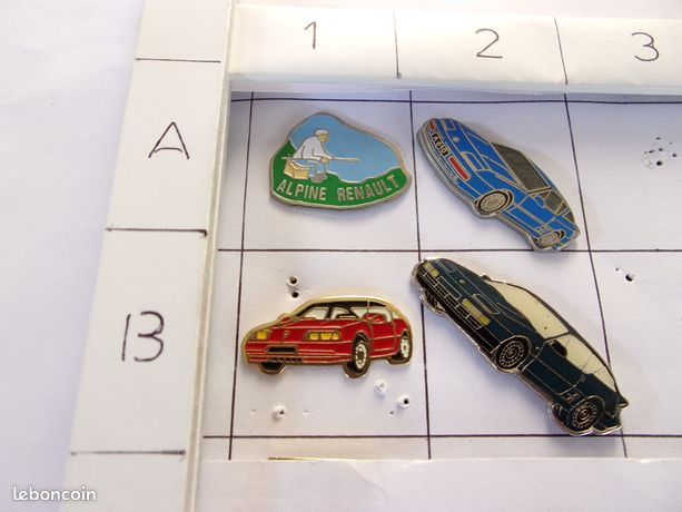 Pin's Renault Alpine – 40ème Anniversaire – Base Dorée Signée LMI – Collection