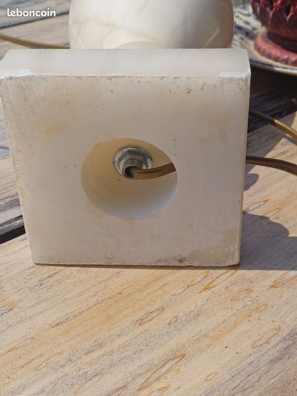 Pied de lampe marbre (image 6)