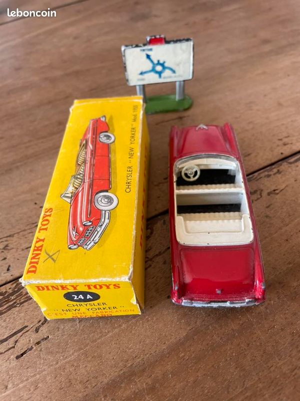 Dinky Toys France – Chrysler New Yorker – Réf. 24 A – Miniature Ancienne