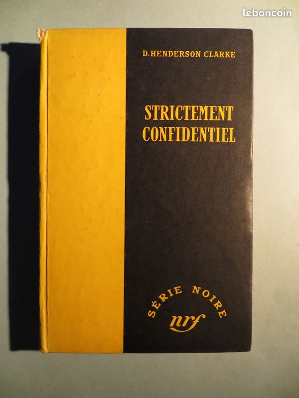 Série Noire n°116 Strictement confidentiel (image 1)