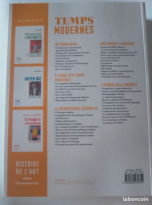 Livre histoire de l'art temps modernes (image 2)
