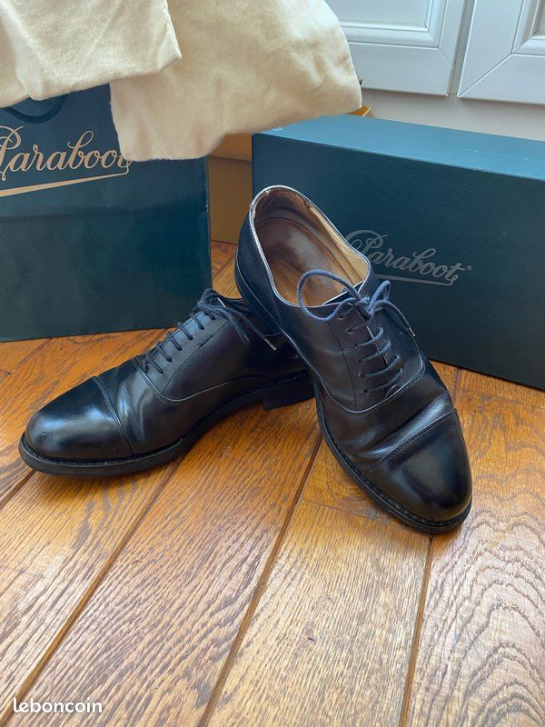 Derbies Paraboot En Cuir - Taille 39,5 EU (6,5 US) - Marron - Occasion Très Bon état